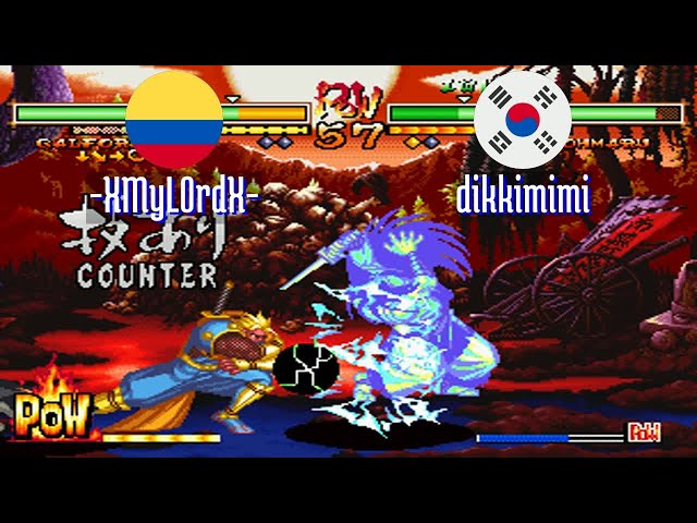 FT3 @samsh5sp: -XMyL0rdX- (CO) vs dikkimimi (KR) [Samurai Shodown