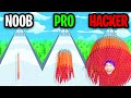 NOOB vs PRO vs HACKER In ARROW FEST!? (SATISFYING APP GAME!)