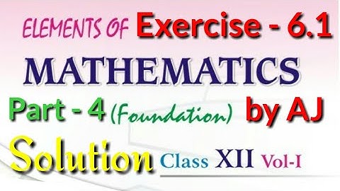 Exercise 6.1 Solution of Ques 17 to 23, 6th Chapter Continuity and Differentiability, 12th Elements