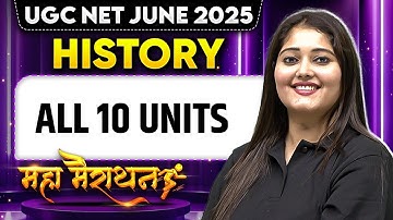 UGC NET Marathon History | All 10 Units | UGC NET History | Subhangini Mam