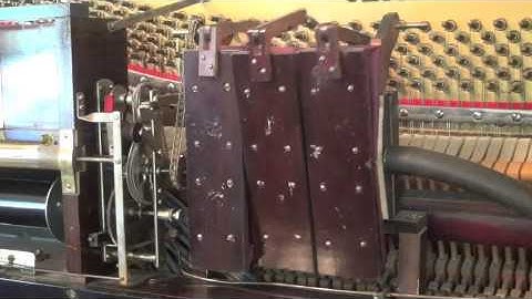 Pneumatic motor in player piano