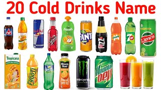 20 Cold Drinks Names | Learn Soft Drinks Name in English & Hindi | Kids Educational Video screenshot 5