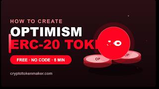 Create Optimism Token ERC 20 — Free No Code Generator