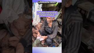 rumah dan uang hasil kerja keras kakek ini hangus terbakar #shorts