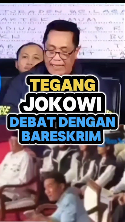 KURANG KOORDINASI, AKGIRNYA JOKOWI & BARESKRIM DEBAT KUSIR #jokowi #ijazahpalsujokowi #bareskrim