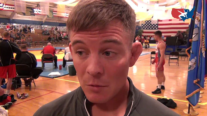 U.S. Marines wrestler Bryce Saddoris at the Armed Forces Championships