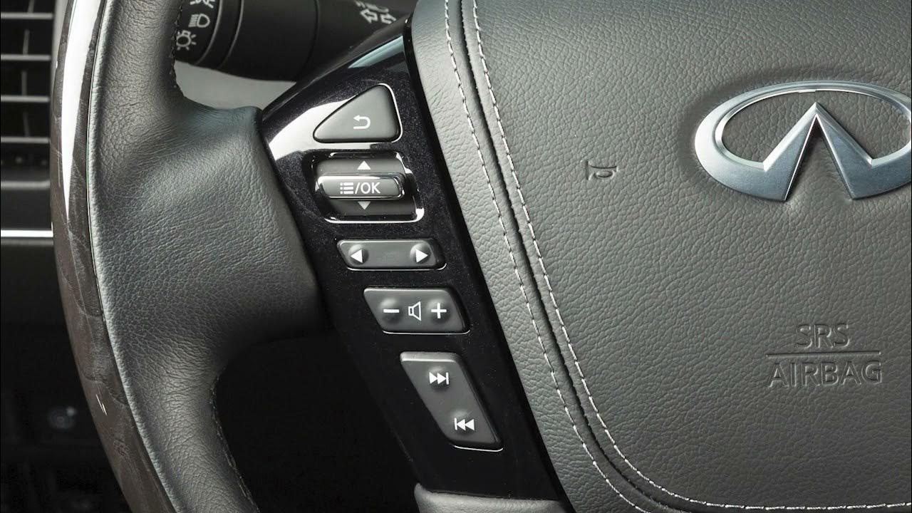 2023 INFINITI QX80 Steering Wheel Audio Controls YouTube