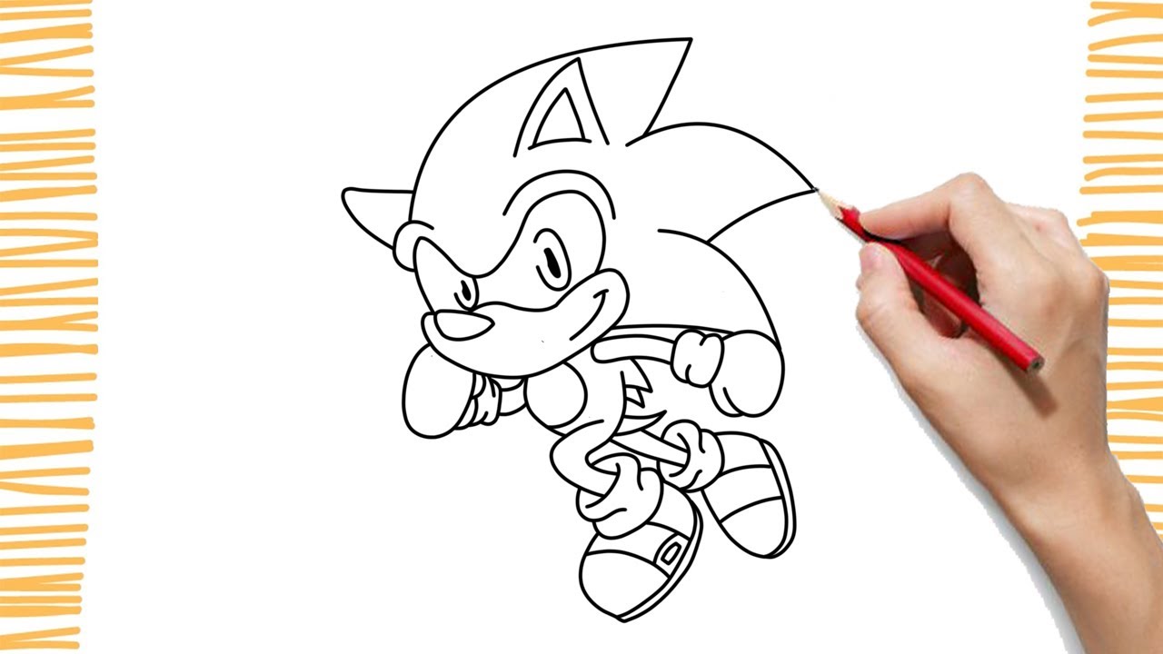 How to Draw SONIC CHIBI I Easy