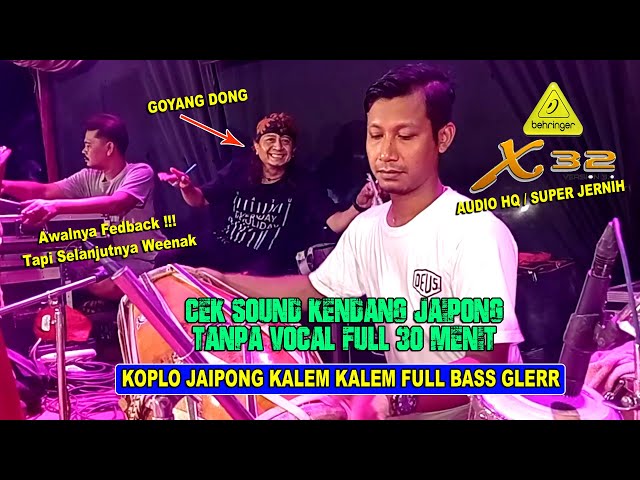 Cek Sound Tanpa Vocal Kendang Jaipong / Cek Sound Hajatan Full Bass Glerr class=