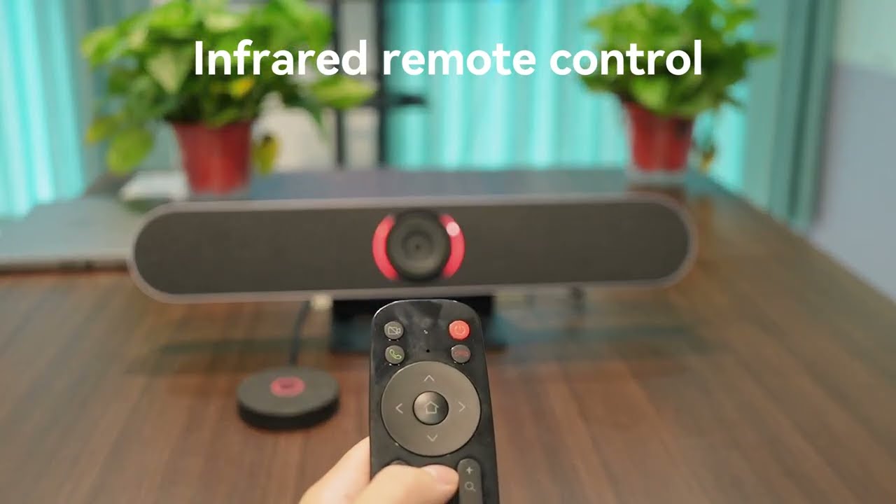 Retekess TC201 USB Video Conferencing Camera and TC106 Omnidirectional Microphone for Hybrid Meetings & Online Collaboration