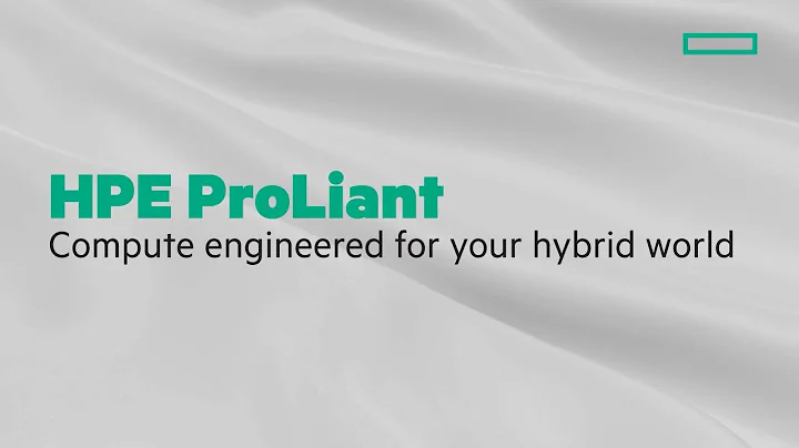 What customers are saying about HPE ProLiant - compute engineered for your hybrid world
