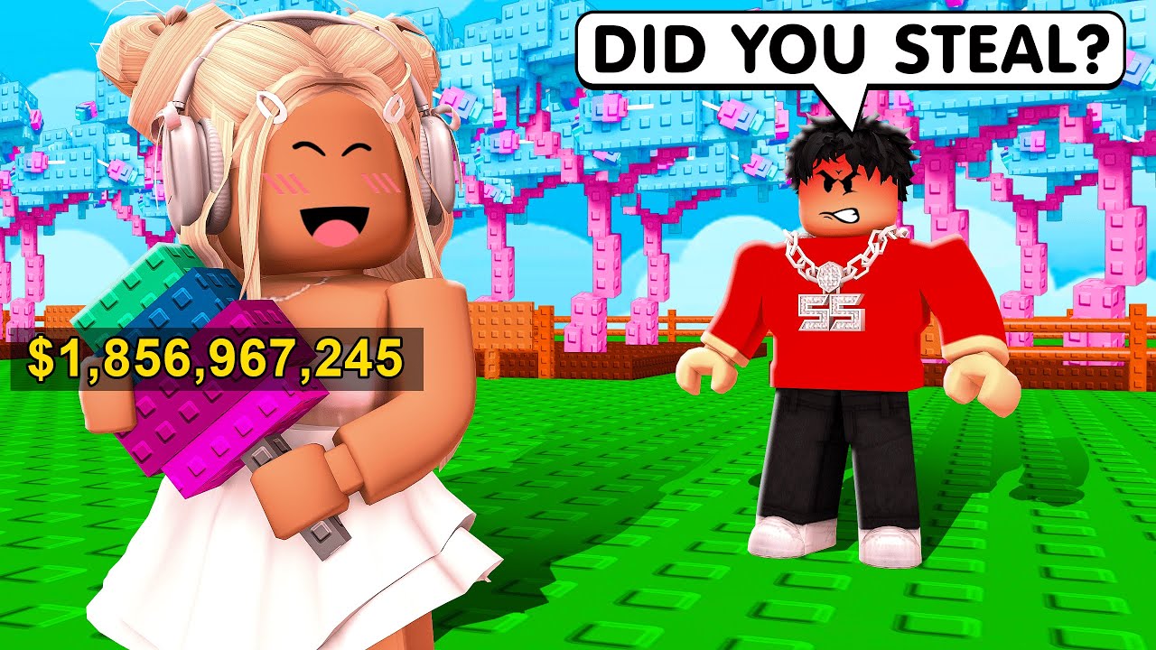 Stealing My Boyfriends RAREST Fruits In Grow A Garden!