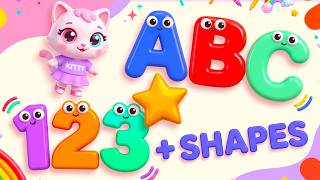 Preschool Learning activities for 3 year olds at home | Learn ABC Phonics Shapes Numbers Colors 🌈 screenshot 4