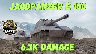: Jagdpanzer E 100 DOMINATES with 6.3K DMG in World of Tanks