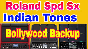 Roland Spd-sx Indian Tones  Bollywood Backup Loop & Tutorial || Bubai Das Octapad || Radhey Radhey 🙏