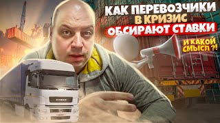 Как Перевозчики В Кризис(И Не Только В Кризис) Обсирают Ставки. Неточное И Неясное Мнение.