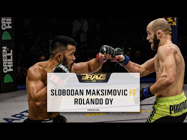 Slobodan Maksimović vs Rolando Dy | FREE MMA Fight | BRAVE CF 56 class=