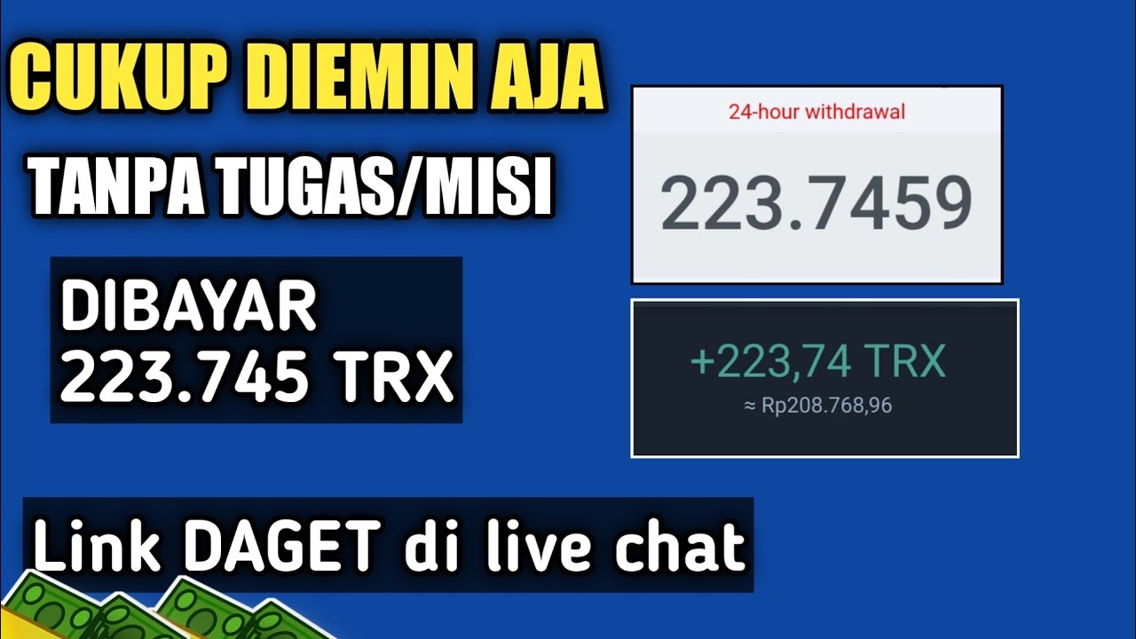 Cair 223.74 Tron | mining Tron terbaru, mining tron legit 2022, mining bitcoin tercepat 2022