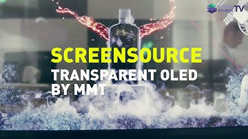 [ISE 2020] MMT Transparent OLED Touchscreen 55" in Live Use