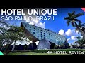 HOTEL UNIQUE São Paulo, Brazil【4K Tour &amp; Review】ICONIC 5-Star Hotel