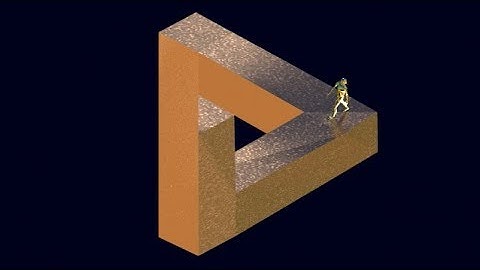 PENROSE TRIANGLE EXPLAINED (OPTICAL ILLUSION, IMPOSSIBLE OBJECT, #3D, #BLENDER)