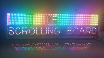 Led Scrolling Display Board | Led Advertisement | Led Text Message Display | Led Running Text Board