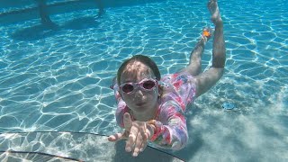 How To Play With A Sinky Toy | Underwater Play Sticks | Underwater cam