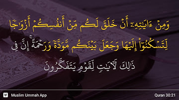 سوره روم، آیه ۲۱