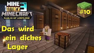 MineAttack 3 #10 Das Lager zum vollmüllen bauen | MINECRAFT MULTIPLAYER