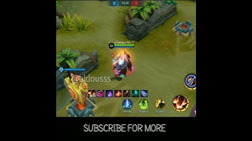 REAL ALDOUS 500 STACKS VS YU ZHONG | Mobile legends #Shorts