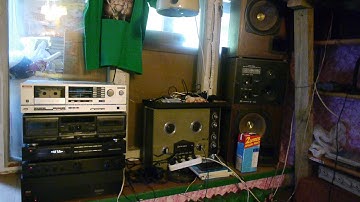 ADCOM 545, Rotel preamp/tuner, 35AS1, PANASONIC GH2 video