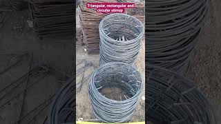 Triangular, Rectangular And Circular Column Stirrup