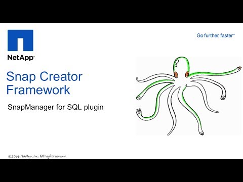Snap Creator with SnapManager for SQL