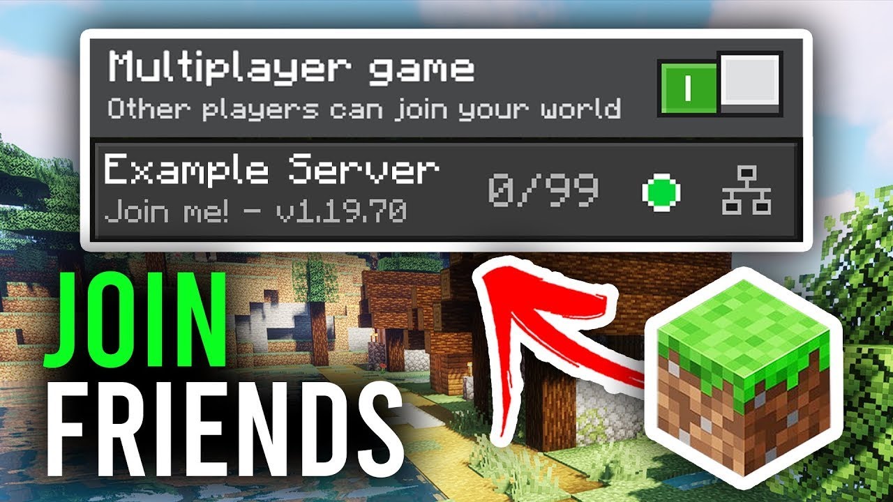 How to JOIN FRIENDS WORLD in Minecraft 2025 Easy Guide | Play with ...