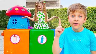Diana and Roma teach Oliver how to behave and take care of himself - Adventures with Diana and Roma