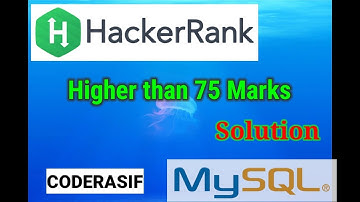 Higher than 75 Marks | HackerRank solution in hindi sql #sql #hackerrank #revising @coderasif_kbs25