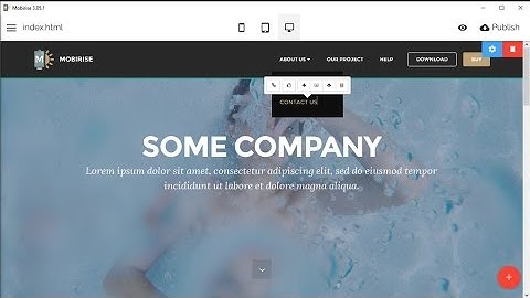 Drop-down Menu Block - A short how-to video - Mobirise 3.05