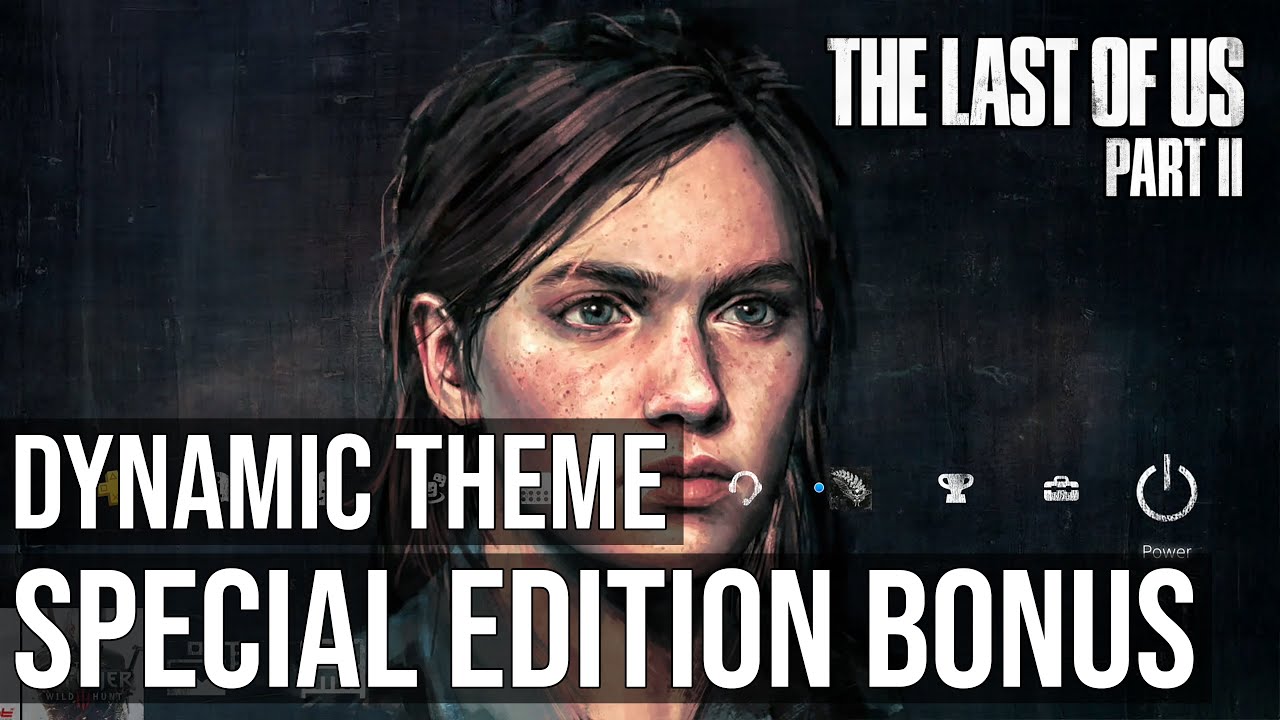 PlayStation Universe on X: The Last of Us Part 2's Digital Deluxe,  Special, Collector's, and Ellie Edition Dynamic Theme Has Been Revealed   #TheLastOfUsPart2 #TLOU2 #NaughtyDog #PS4 #Themes   / X