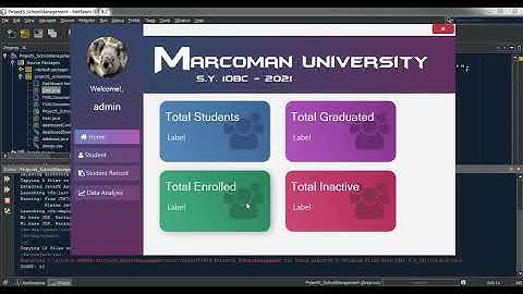 JavaFX Project (PART 3/4) - School Management System with (SOURCE CODE) in Java Netbeans