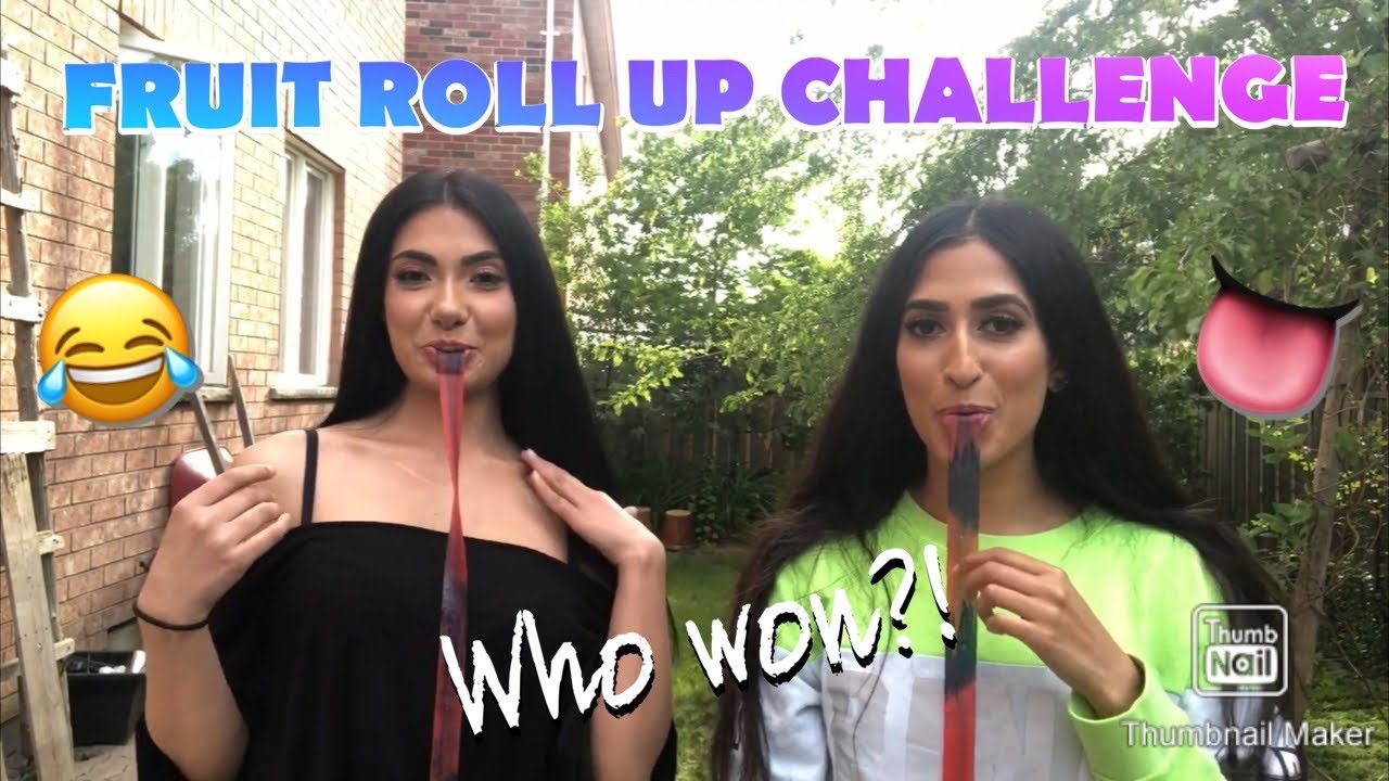 FRUIT ROLL UP CHALLENGE GUESS WHO WON? YouTube