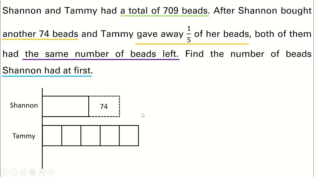 Singapore maths primary 5 heuristic before after concept equal