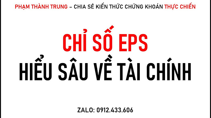 Chỉ số tài chính eps là gì năm 2024