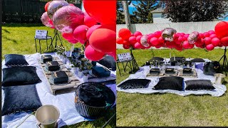 CHIC PICNIC SET UP AND FOOD IDEAS