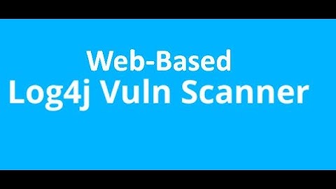 Web-Based Log4J Vulnerability Tester - identify Web Apps affected by the Log4Shell (CVE-2021-44228)