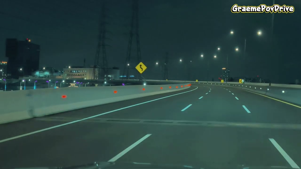 Night Driving in Jakarta 4K | Exit Toll JORR 2 To Kelapa Gading Toll