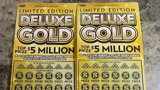 This ticket won’t last long - 5 million Deluxe Gold - Oklahoma lottery