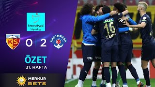 Merkur-Sports | Kayserispor (0-2) Kasımpaşa - Highlights/Özet | Trendyol Süper Lig - 2023/24