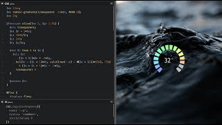 Temperature display change: conic-gradient, CSS vars, Houdini magic 🎩🐇✨ (Blink + flag) Interactive Pie Chart With Conic Gradient Css Variables Houdini Magic