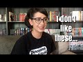 RECOMMENDING BOOKS I DON'T LIKE