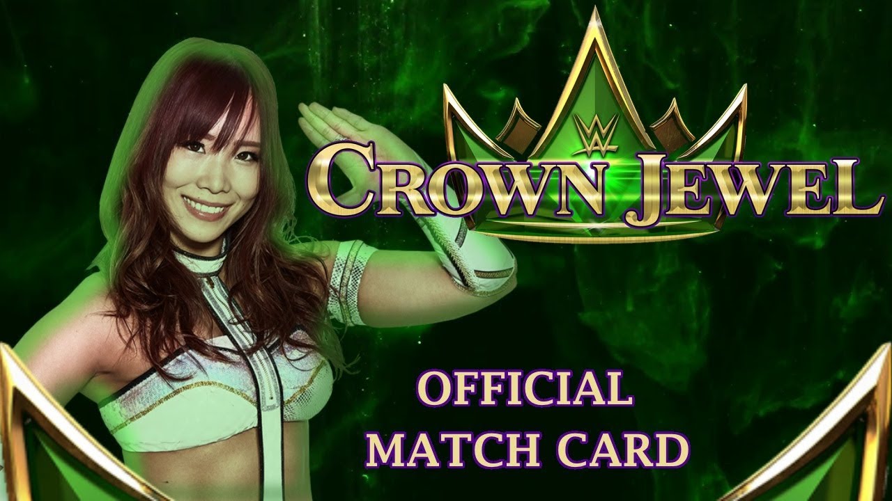 TEW 2016 Crown Jewel 2019 Official Match Card